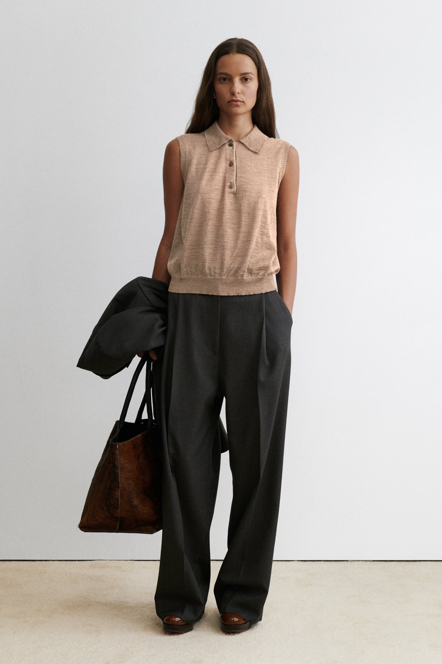 Rachel Comey | Pola Vest Brown