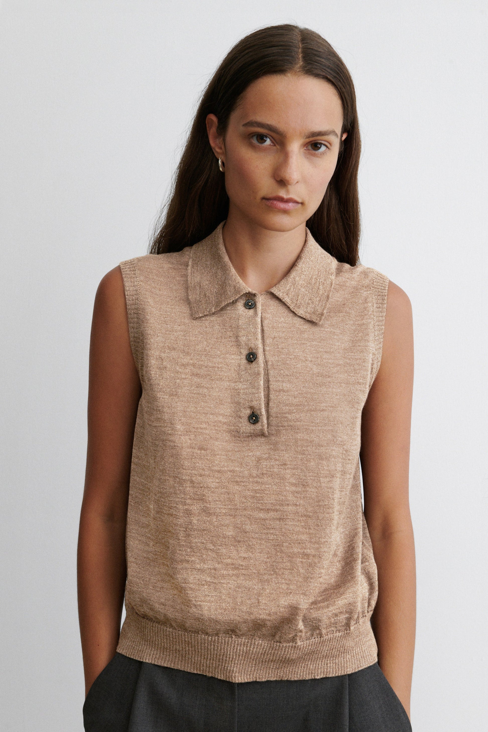 Rachel Comey | Pola Vest Brown