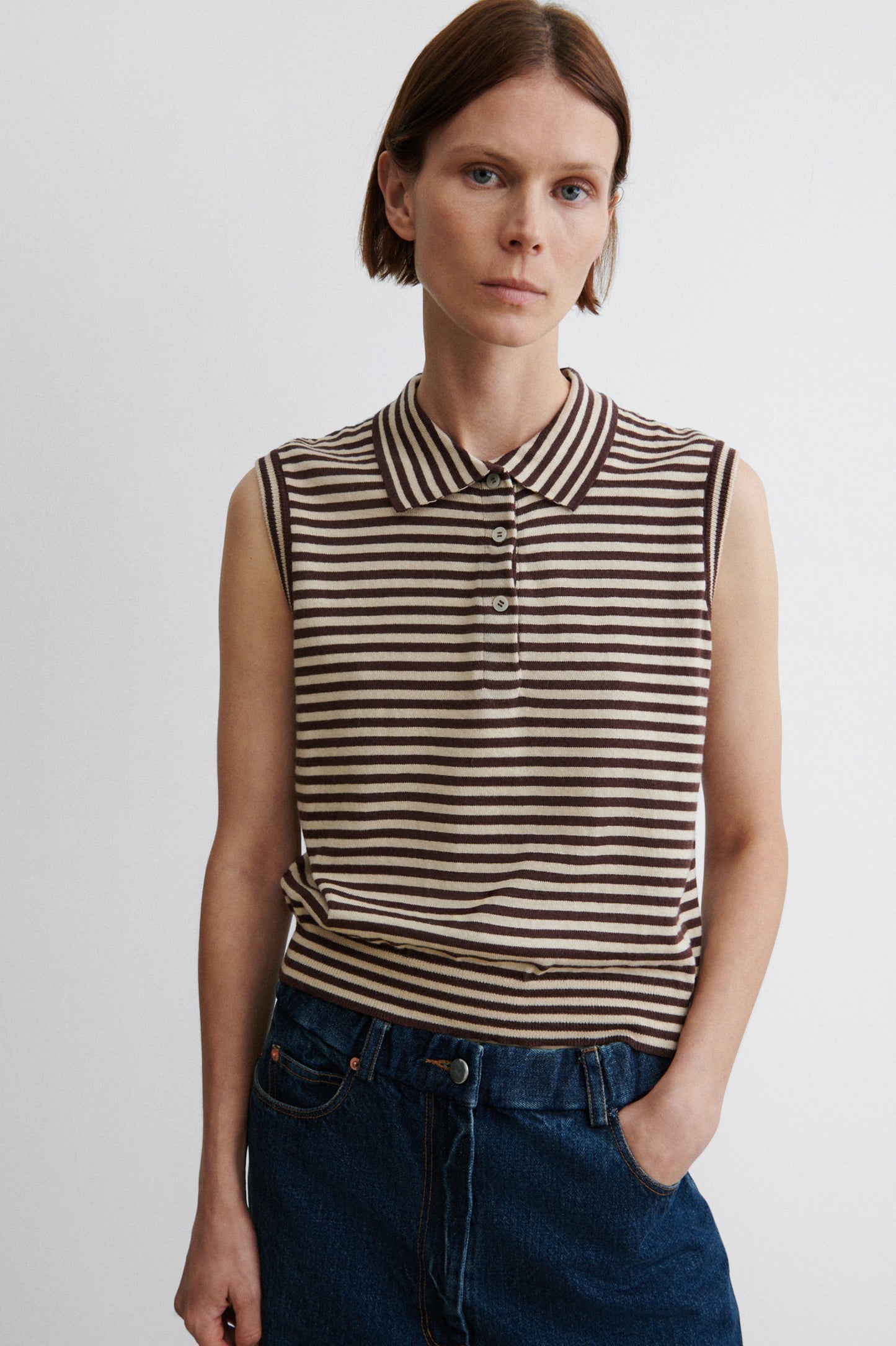 Rachel Comey | Pola Vest Sand-Brown
