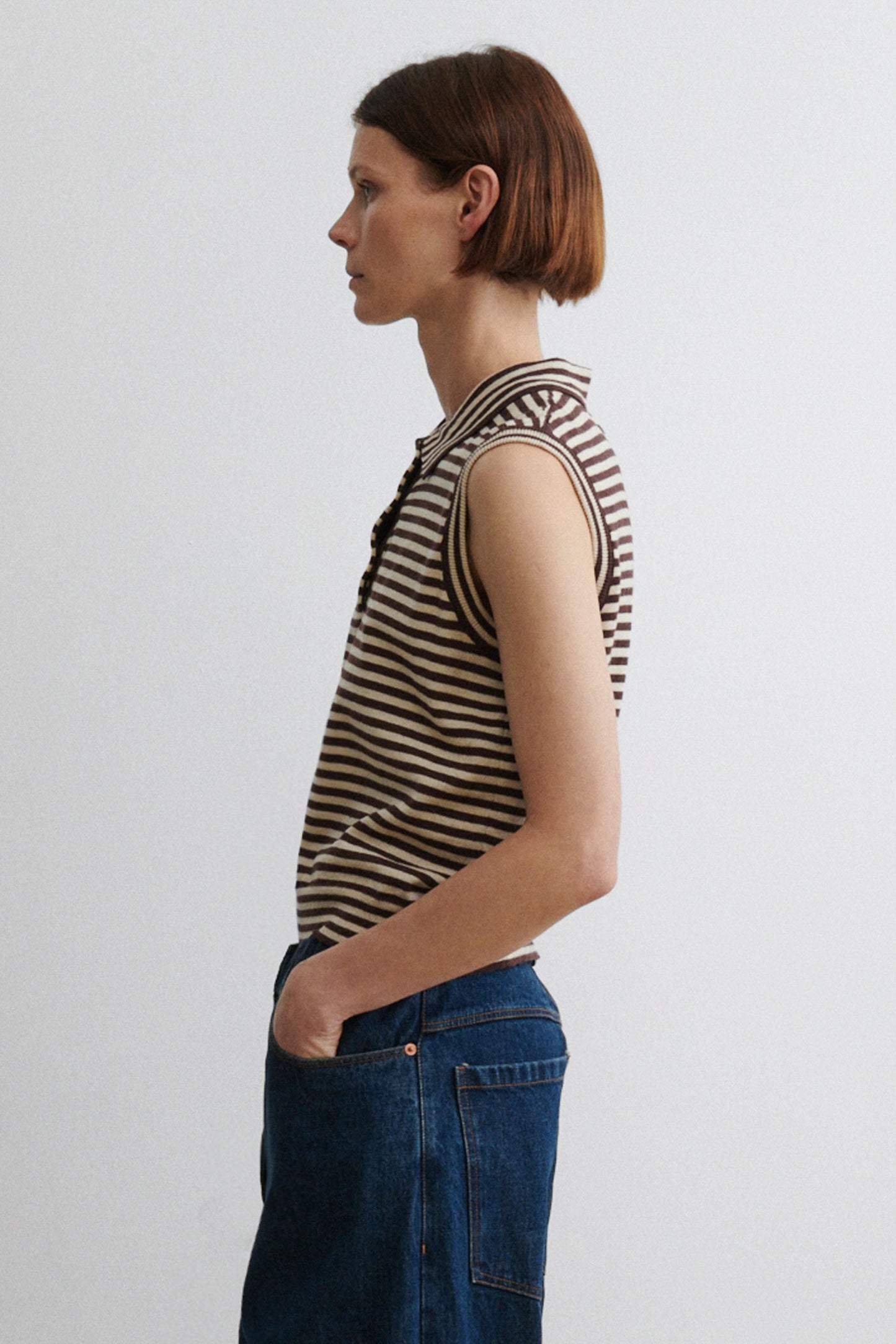 Rachel Comey | Pola Vest Sand-Brown