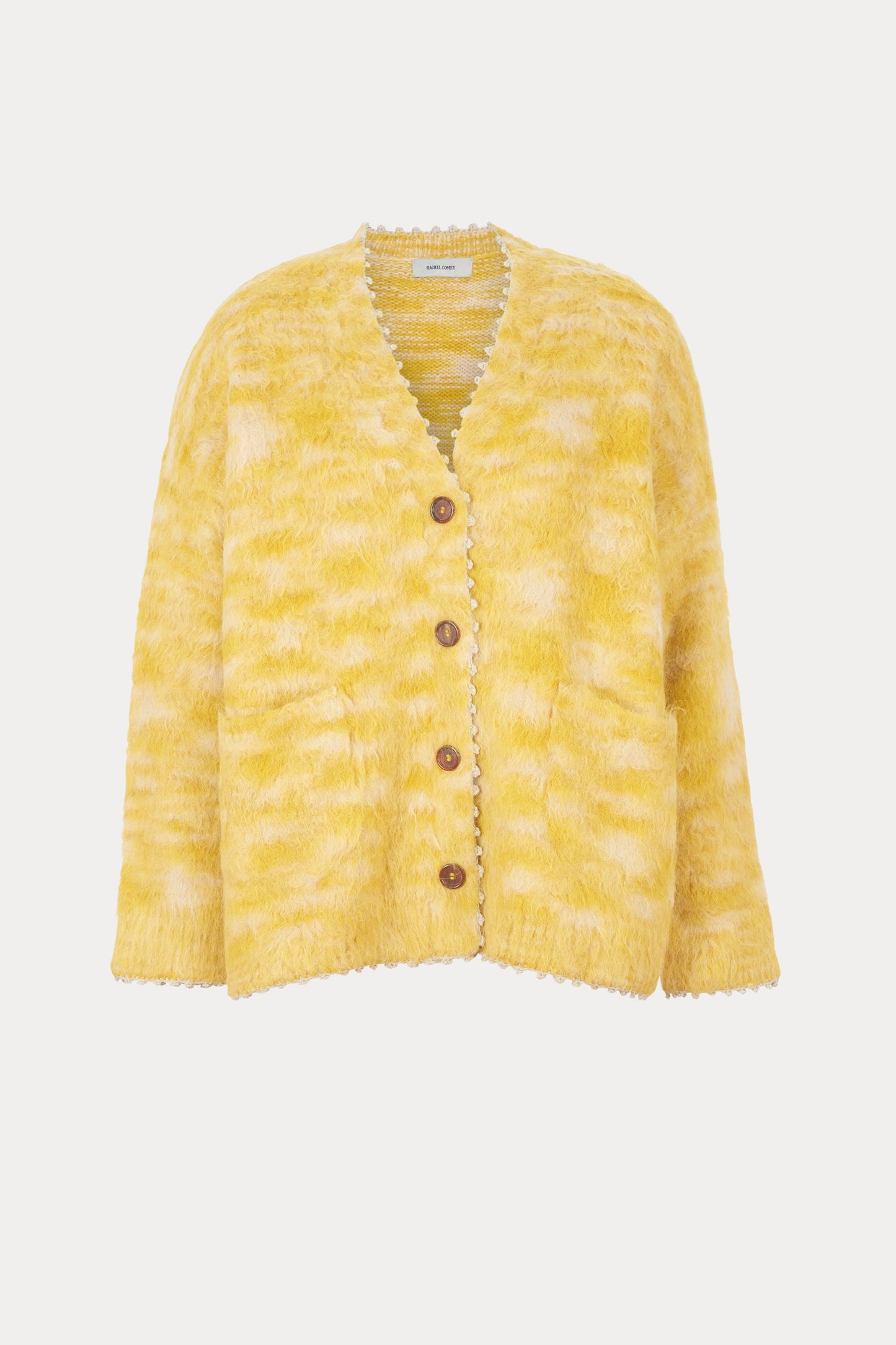 Rachel Comey | Fuchs Cardigan Chartreuse Space Dye