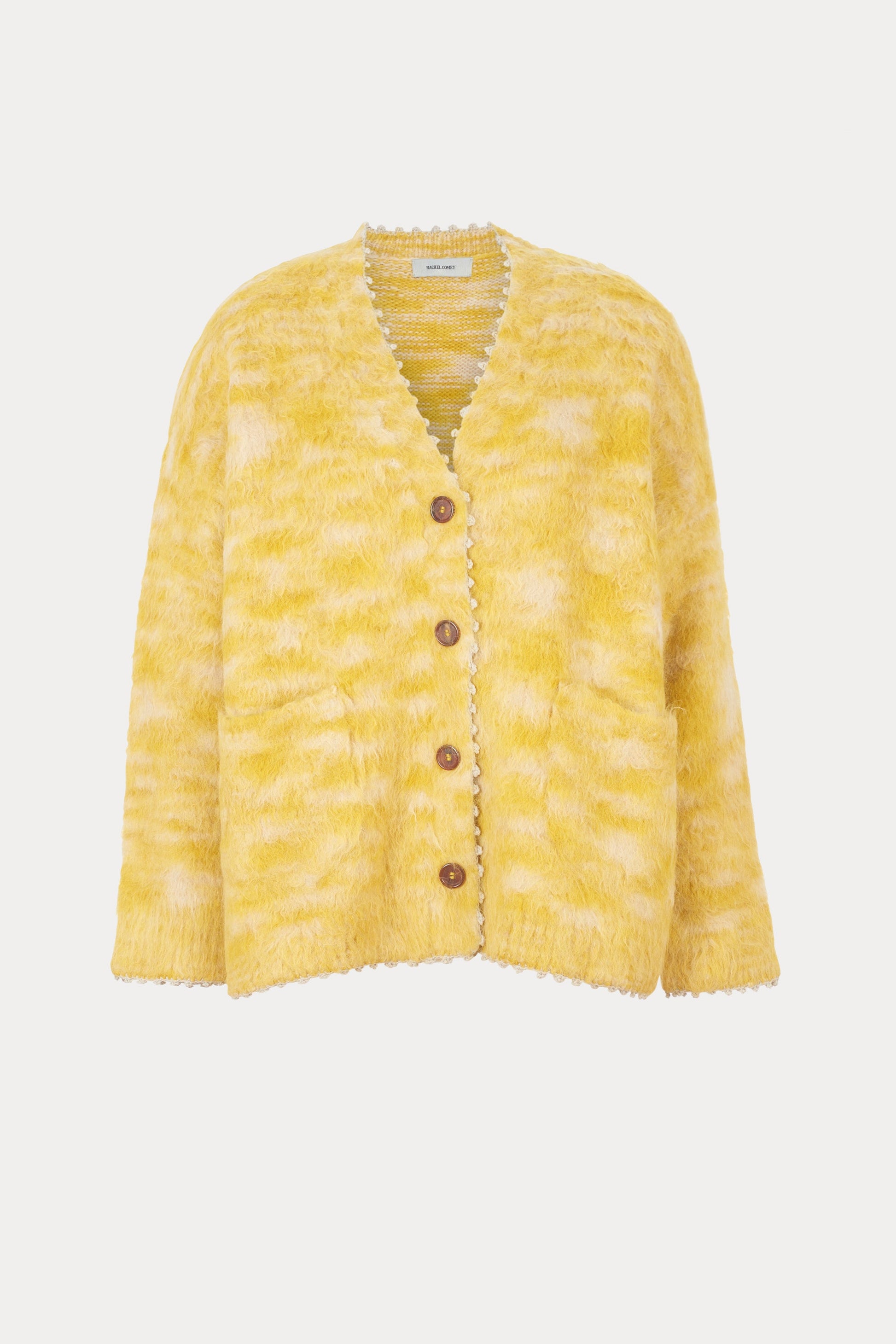 Rachel Comey | Fuchs Cardigan Chartreuse Space Dye