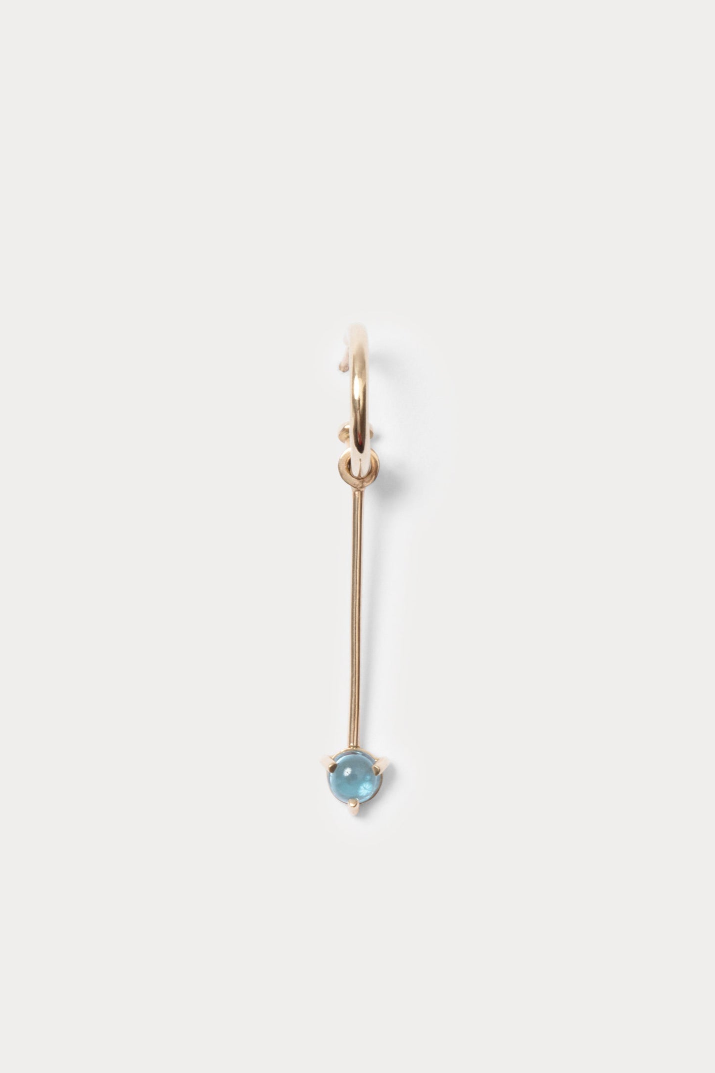 Rachel Comey | Quarry Serr Hoop Earring Single Gold\/Topaz