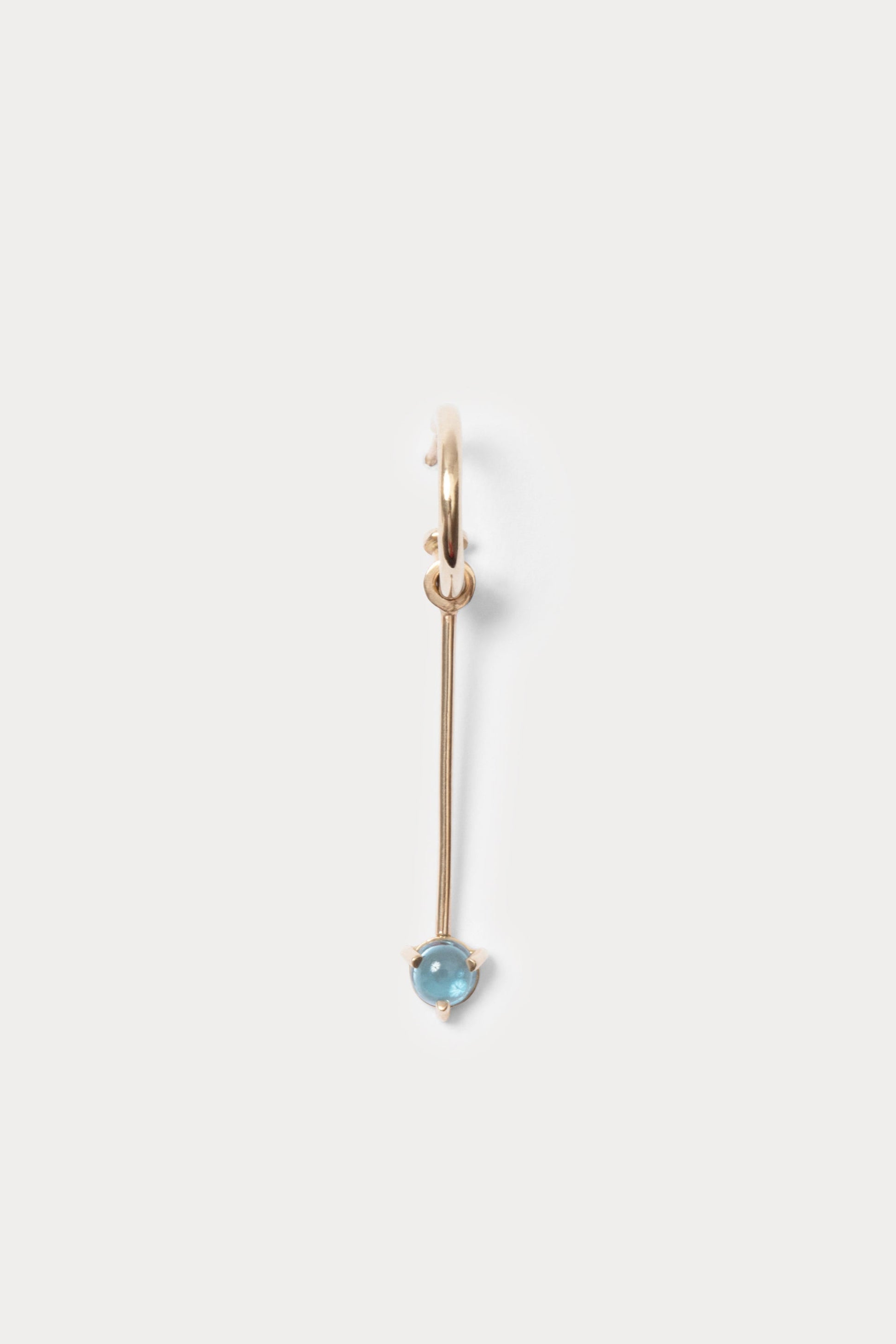 Rachel Comey | Quarry Serr Hoop Earring Single Gold\/Topaz