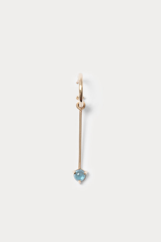Rachel Comey | Quarry Serr Hoop Earring Single Gold\/Topaz