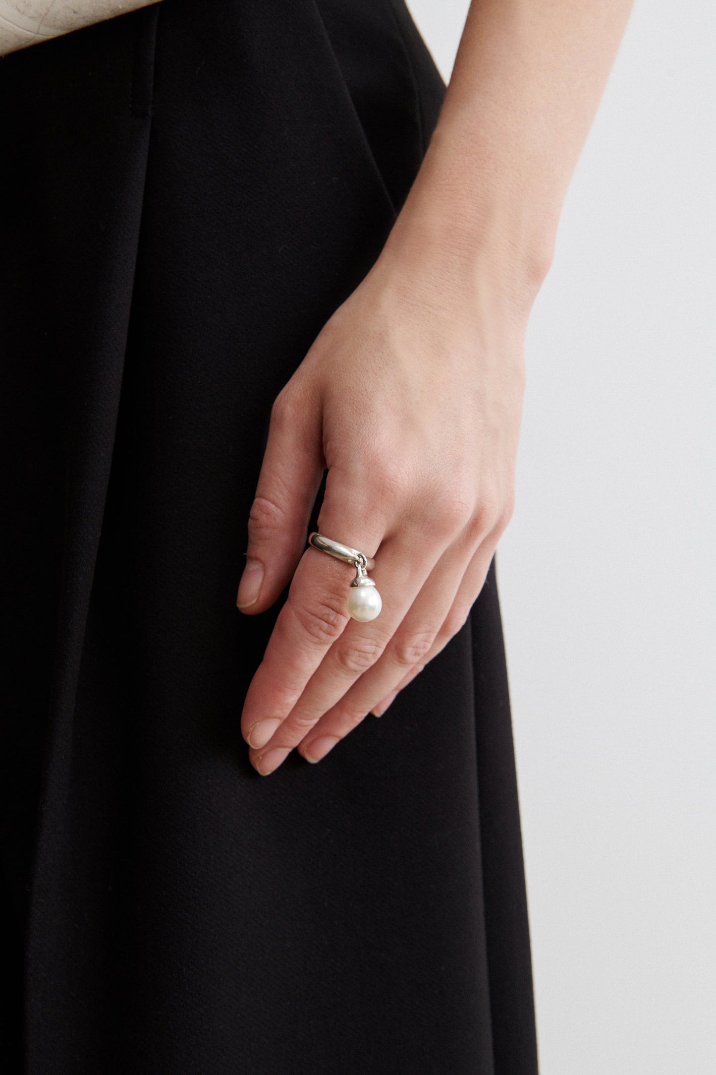 Rachel Comey | Quarry Fret Ring-B Silver\/Pearl