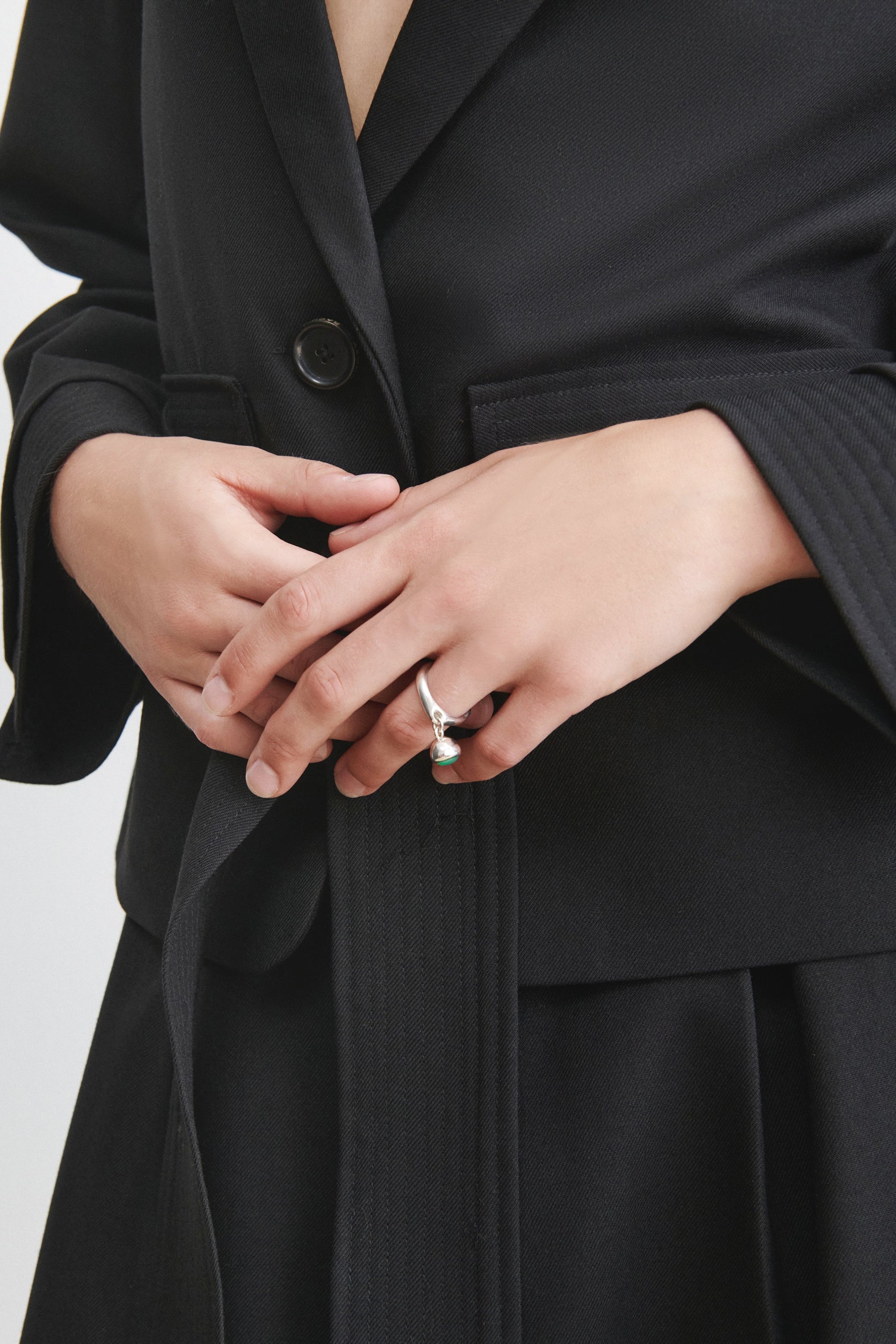 Rachel Comey | Quarry Fret Ring-C Silver\/Chyrosprase