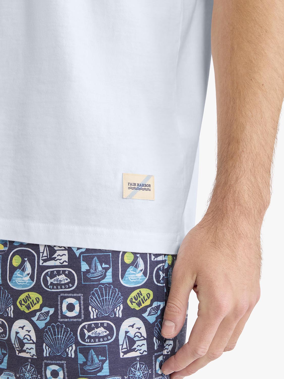 Fair Harbor Saltaire Graphic Tee - Run Wild