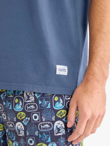 Fair Harbor Saltaire Graphic Tee - Salty Suds