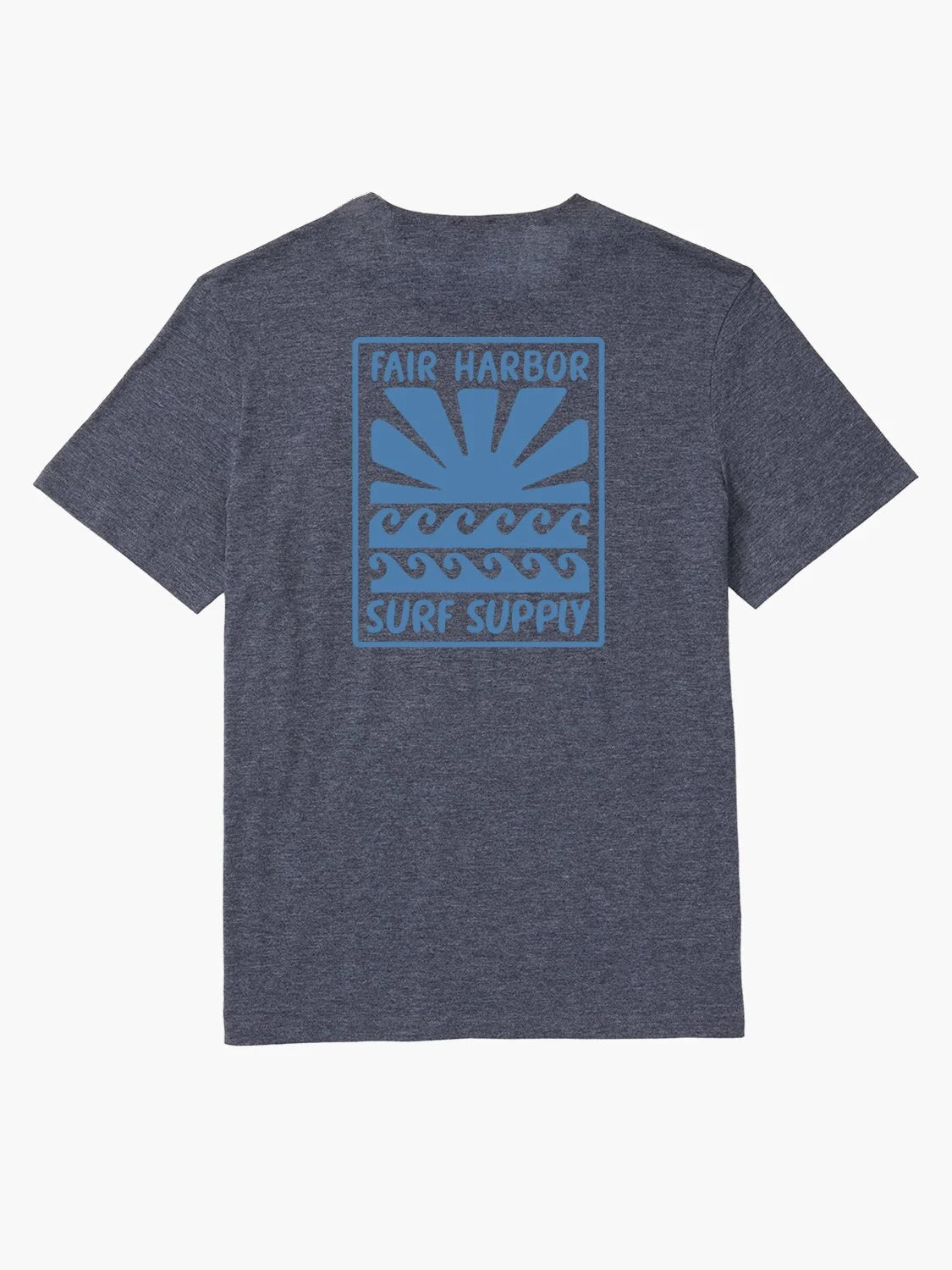 Fair Harbor Kismet Tee - Navy Sun Rays Surf Supply