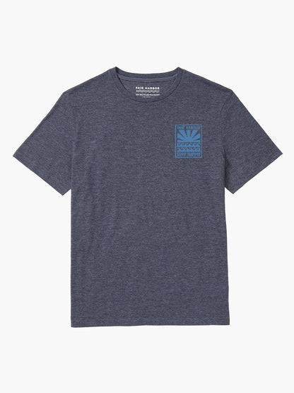 Fair Harbor Kismet Tee - Navy Sun Rays Surf Supply