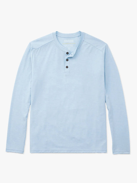 Fair Harbor The SeaBreeze Henley - Blue Glow