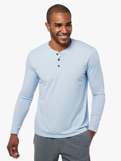 Fair Harbor The SeaBreeze Henley - Blue Glow