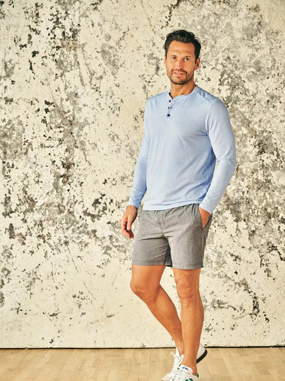 Fair Harbor The SeaBreeze Henley - Blue Glow