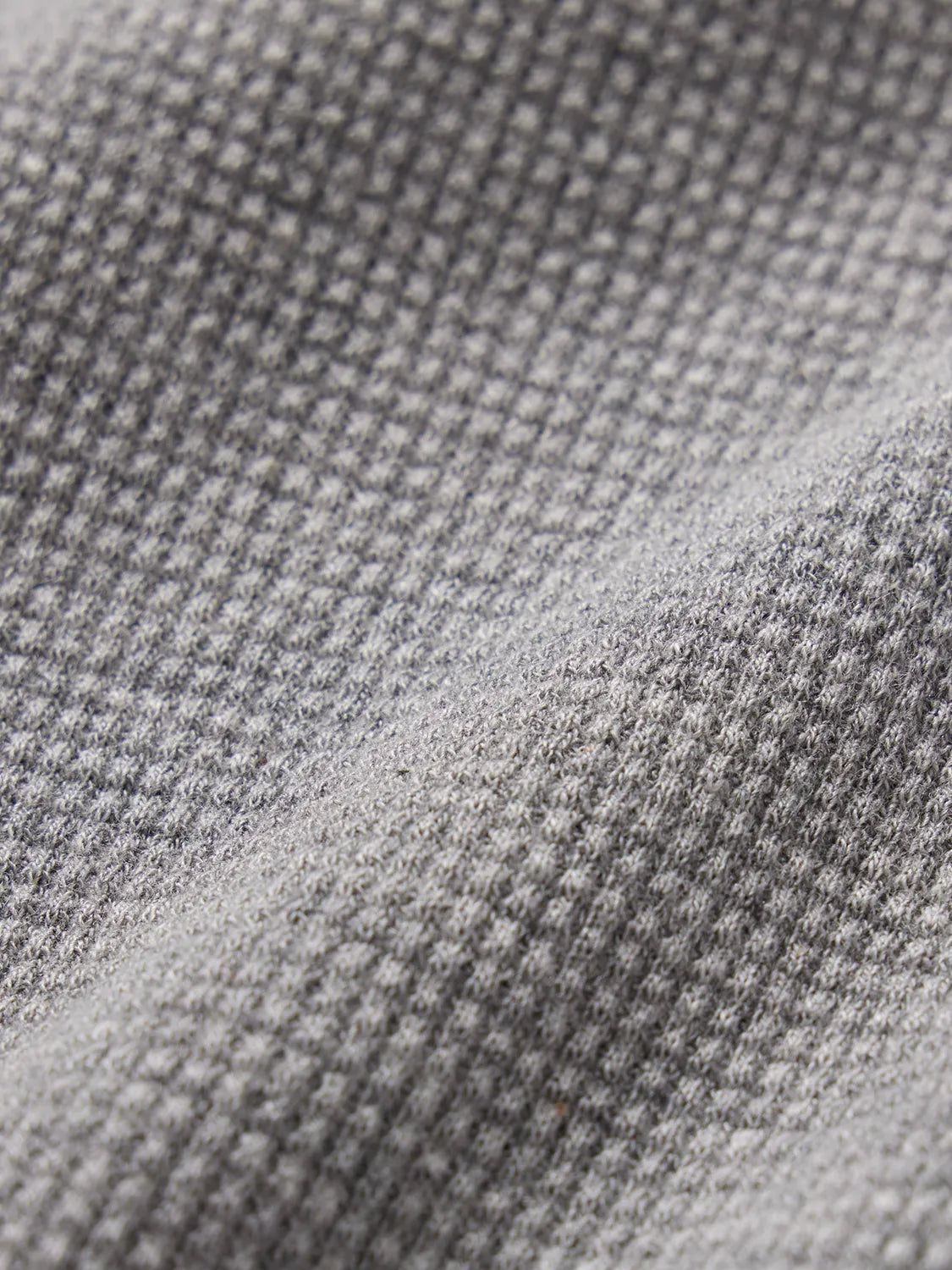 Fair Harbor Hudson Waffle Crew - Heather Grey