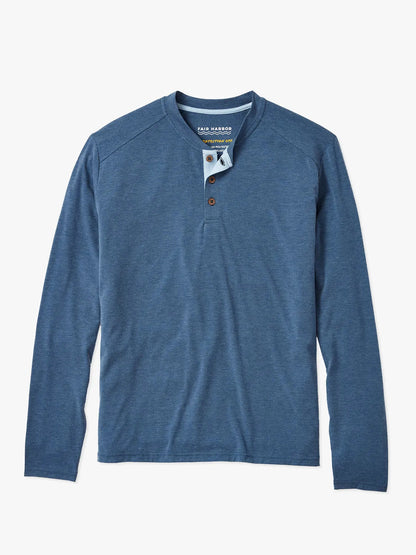 Fair Harbor SeaBreeze Henley - Dark Denim