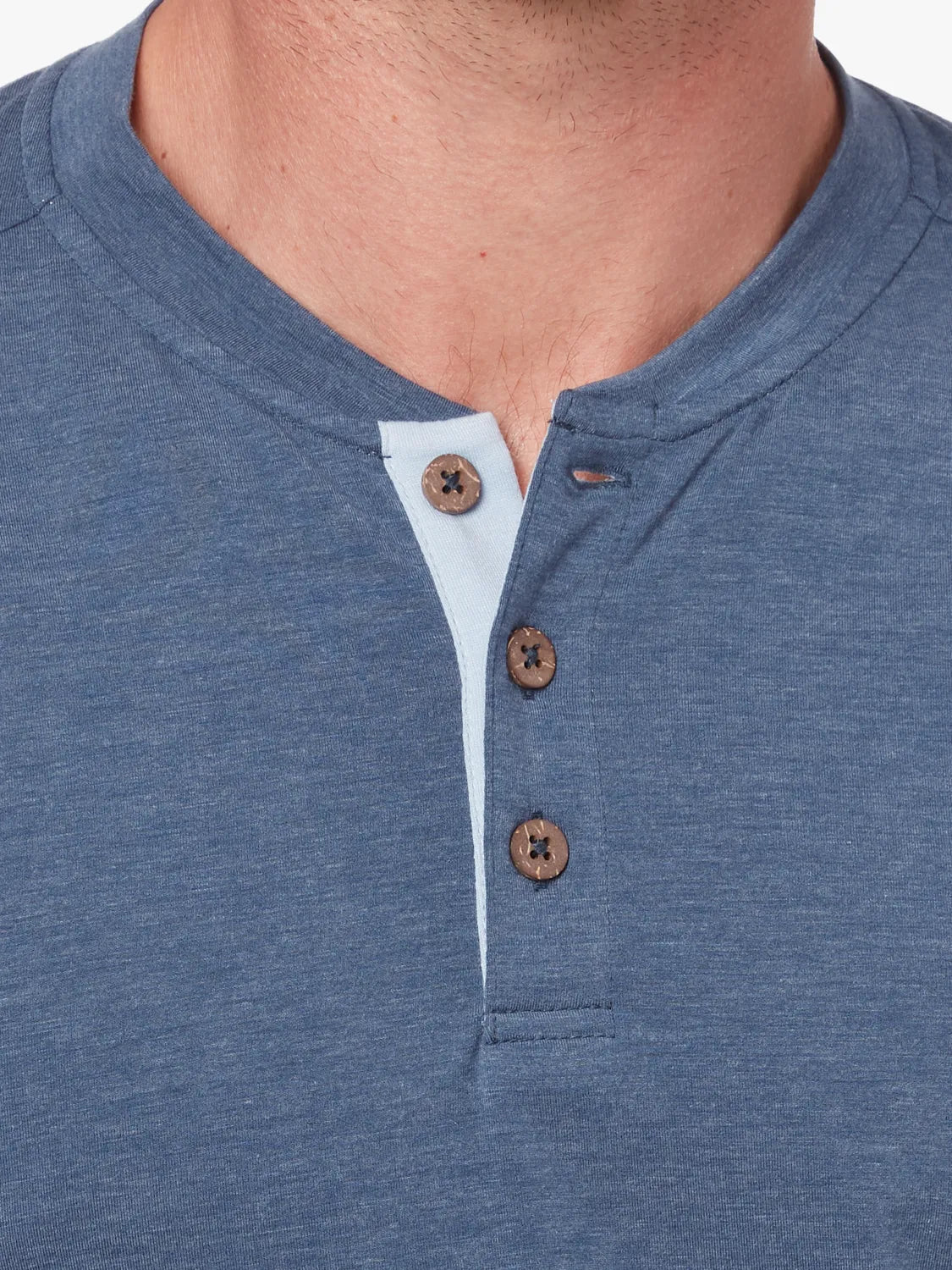 Fair Harbor SeaBreeze Henley - Dark Denim