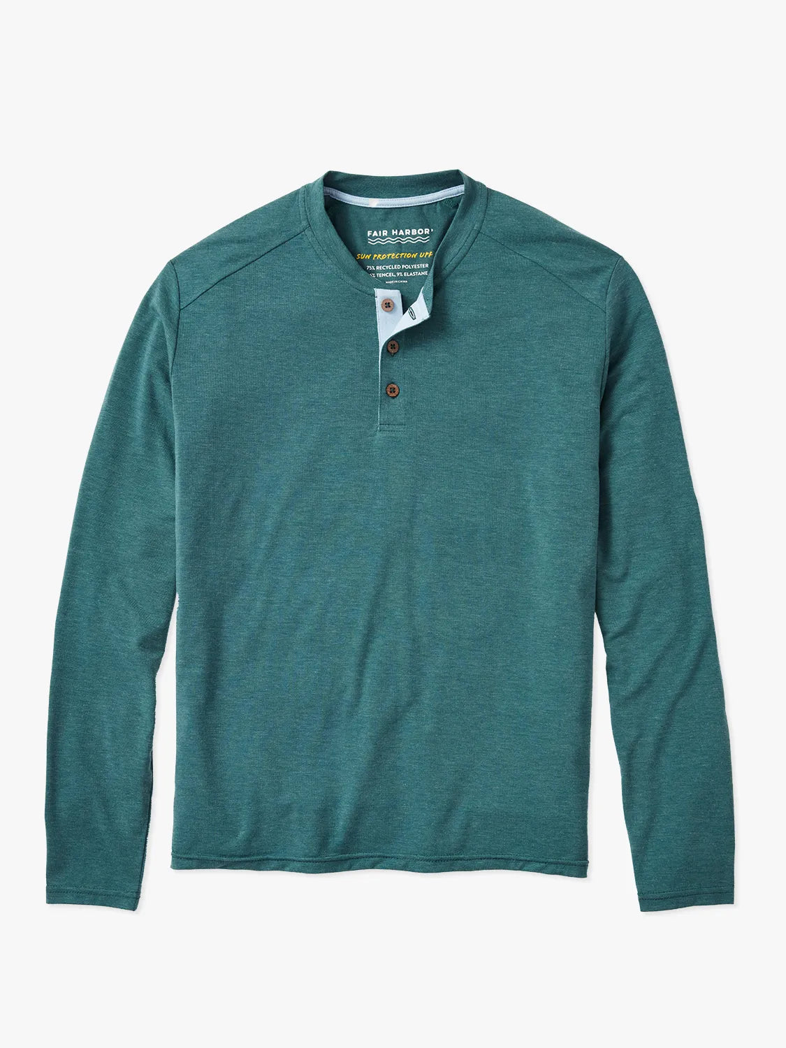 Fair Harbor The SeaBreeze Henley - Seapine Green