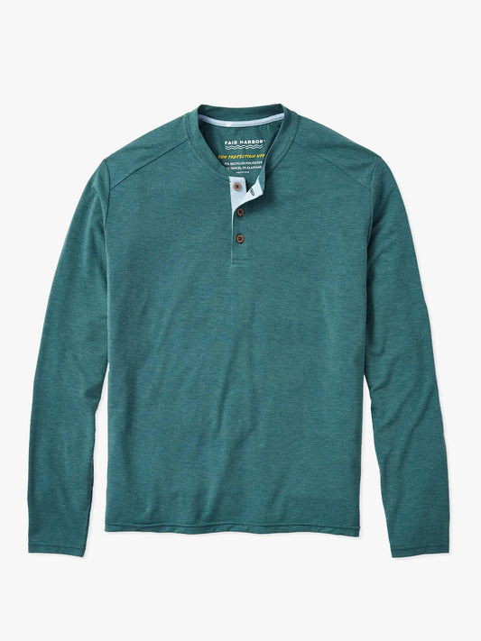Fair Harbor The SeaBreeze Henley - Seapine Green