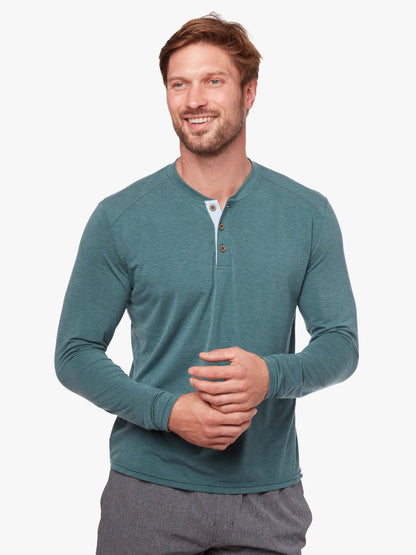 Fair Harbor The SeaBreeze Henley - Seapine Green