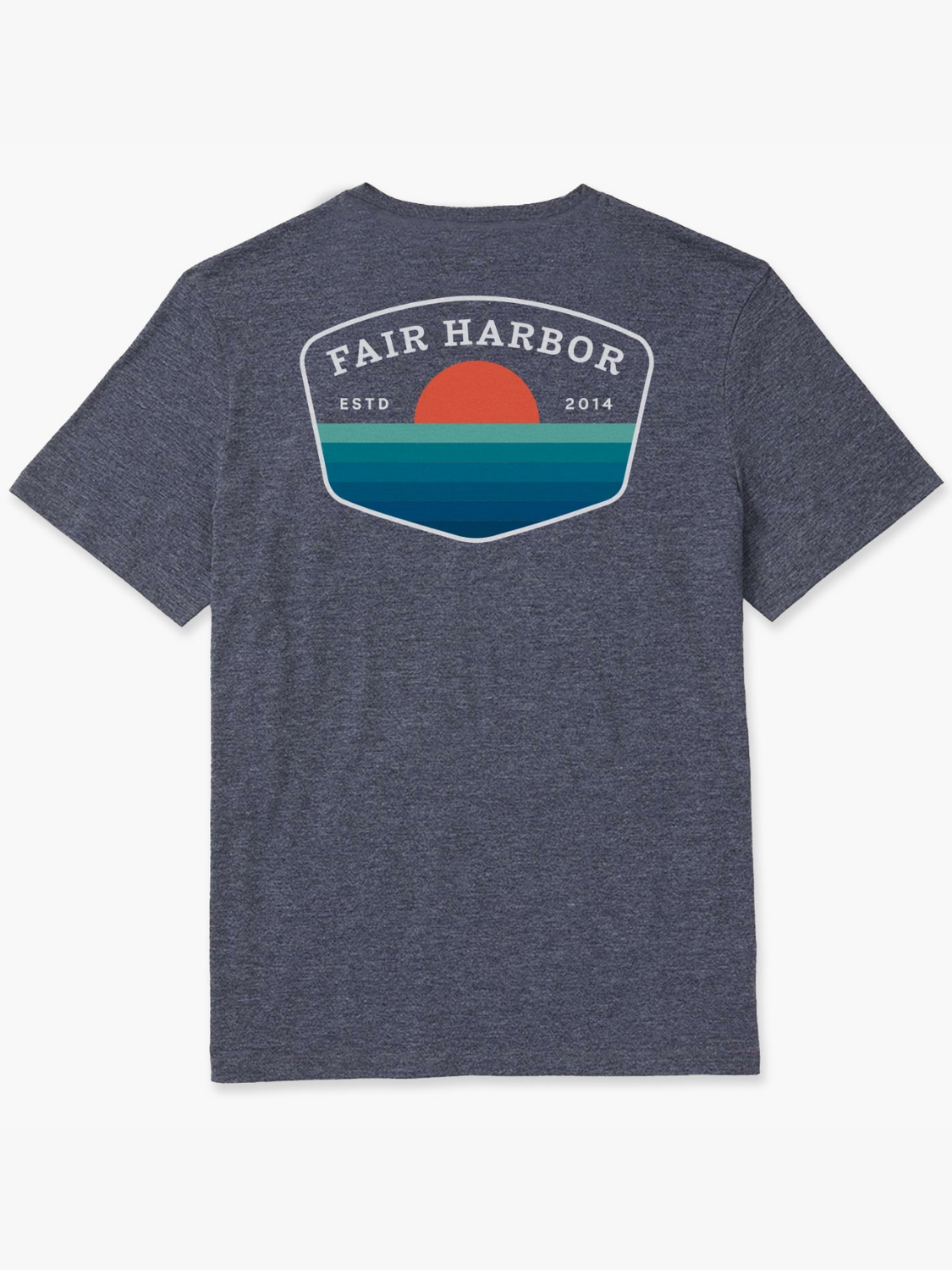 Fair Harbor Kismet Tee - Navy Seaside Sunset