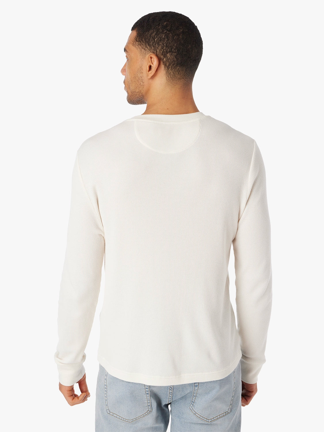 Fair Harbor Hudson Waffle Henley - Shell