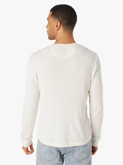 Fair Harbor Hudson Waffle Henley - Shell