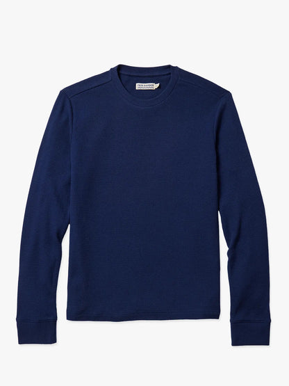 Fair Harbor Hudson Waffle Crew - Navy