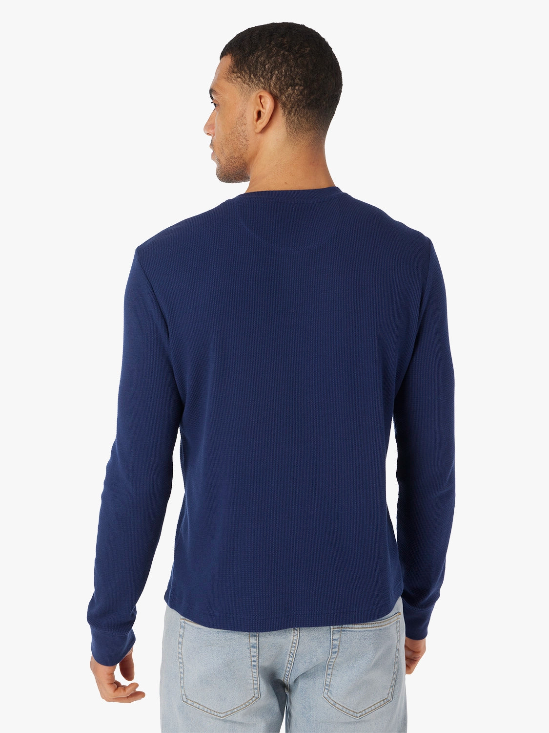 Fair Harbor Hudson Waffle Crew - Navy