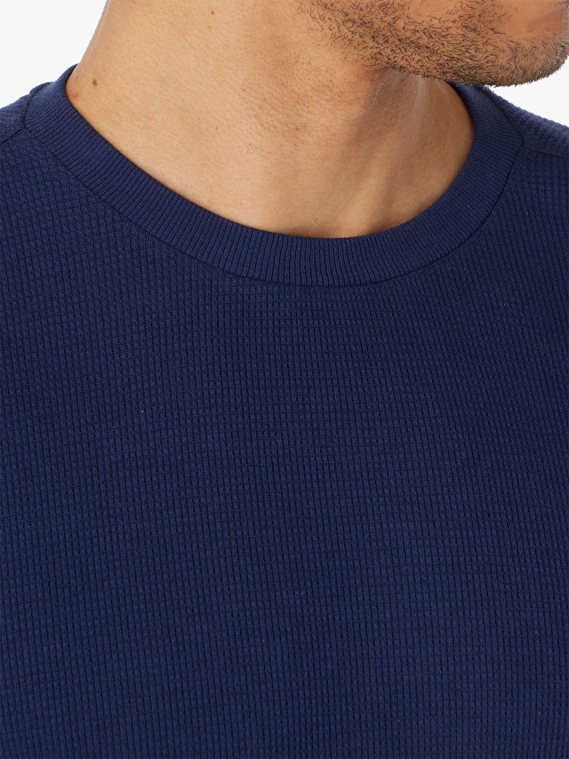 Fair Harbor Hudson Waffle Crew - Navy