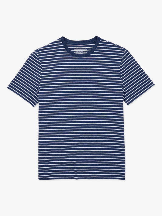 Fair Harbor Kismet Tee - Navy Sailing Stripe