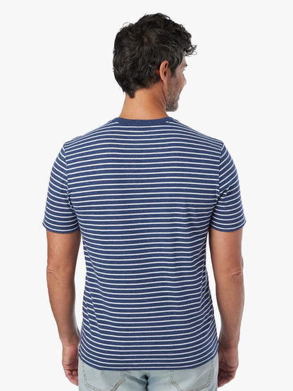 Fair Harbor Kismet Tee - Navy Sailing Stripe