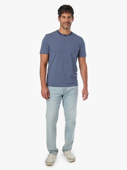 Fair Harbor Kismet Tee - Navy Sailing Stripe