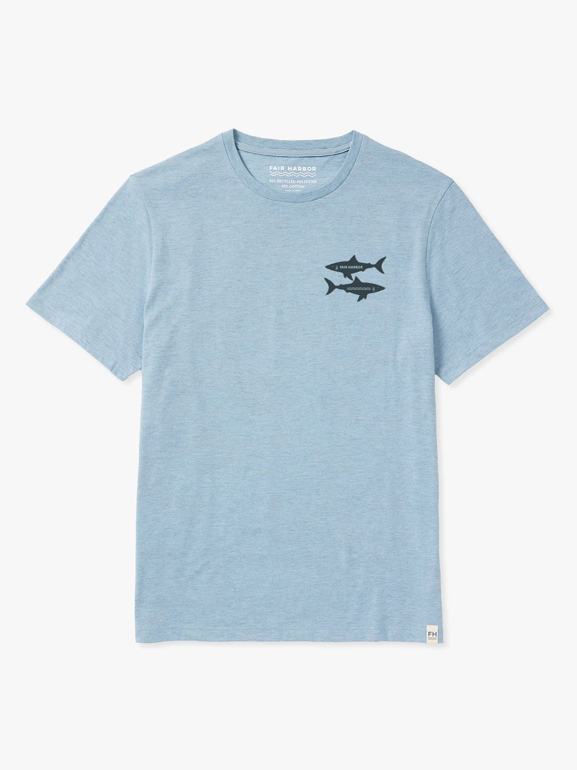 Fair Harbor Kismet Tee - Light Blue Slow Life