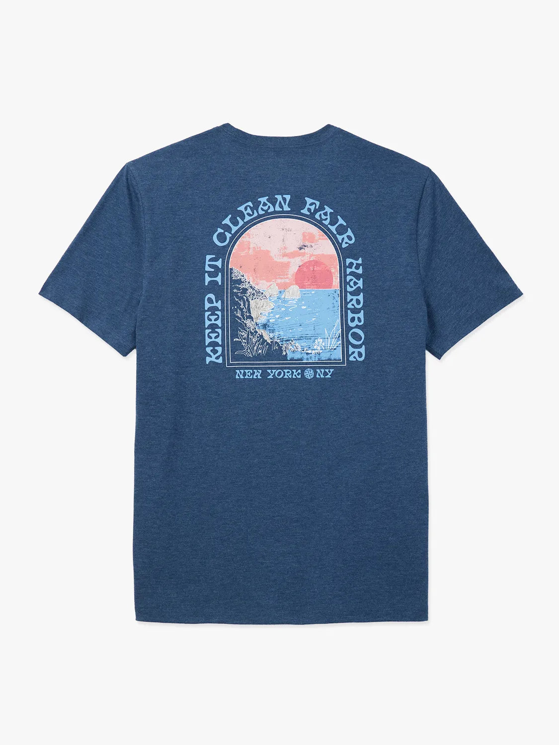 Fair Harbor Kismet Tee - Navy Sunset Pines
