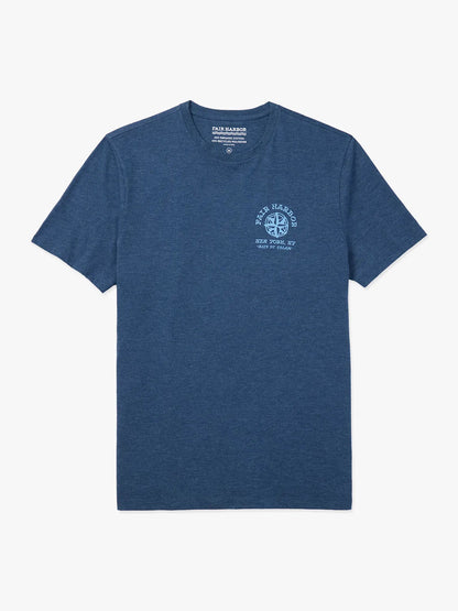 Fair Harbor Kismet Tee - Navy Sunset Pines