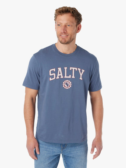 Fair Harbor Saltaire Graphic Tee - Navy Salty