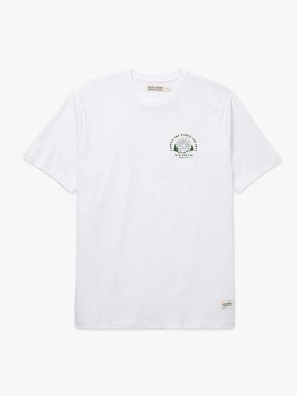 Fair Harbor Saltaire Graphic Tee - White Sunrise Lakeside