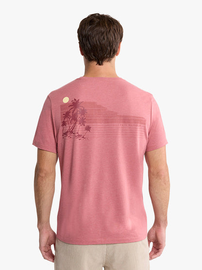 Fair Harbor Kismet Graphic Tee - Retro Palms