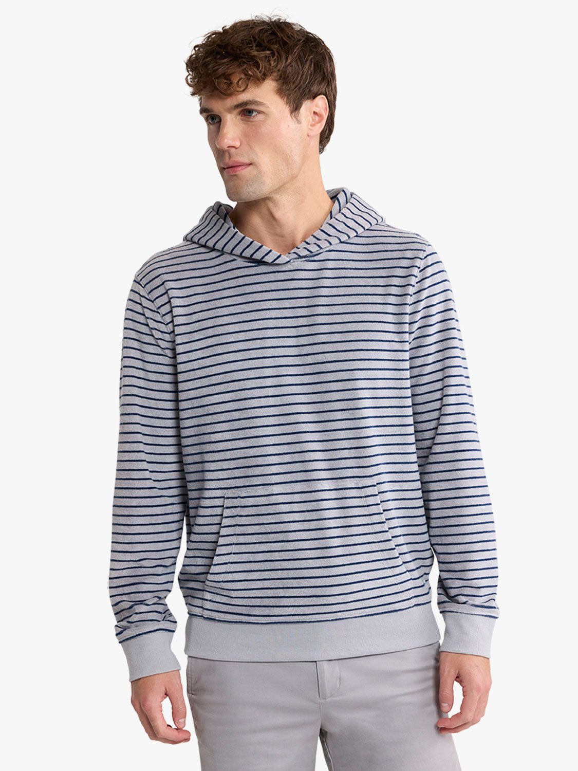 Fair Harbor Ravello Terry Hoodie - Nautical Stripe