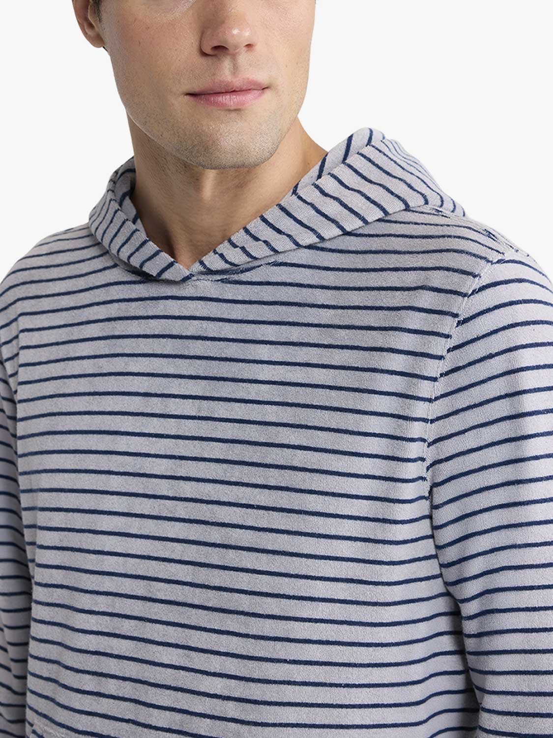 Fair Harbor Ravello Terry Hoodie - Nautical Stripe