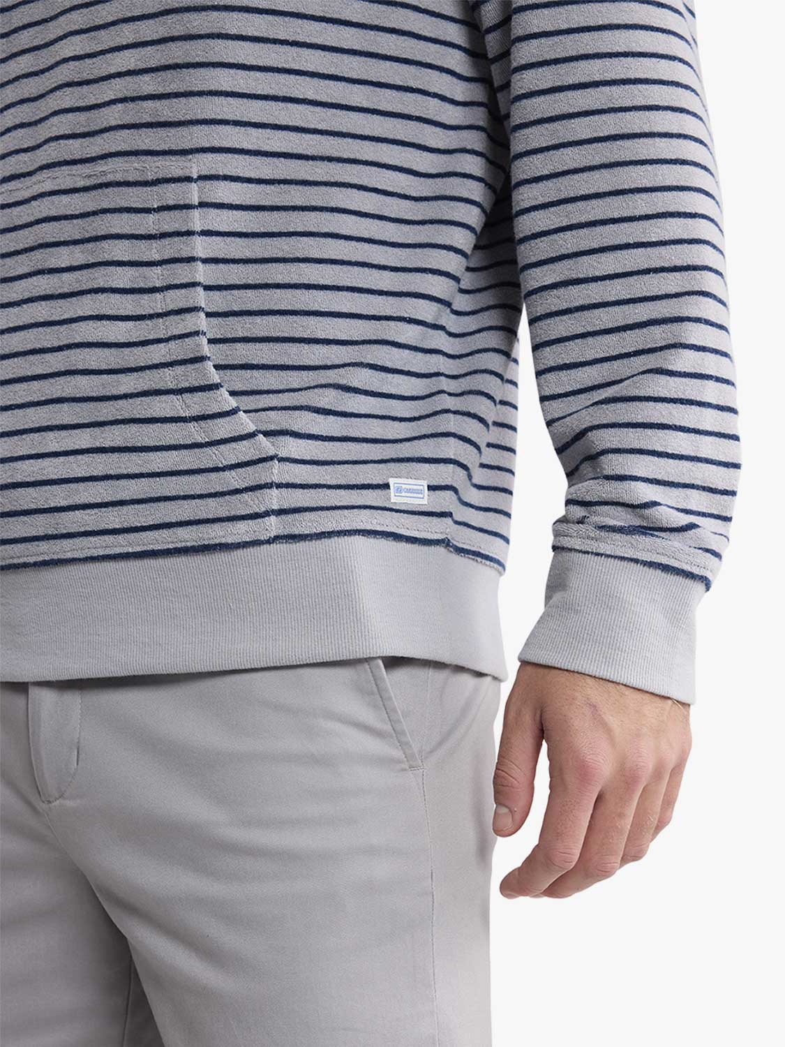 Fair Harbor Ravello Terry Hoodie - Nautical Stripe