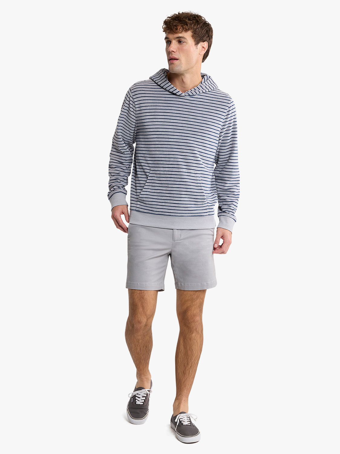 Fair Harbor Ravello Terry Hoodie - Nautical Stripe