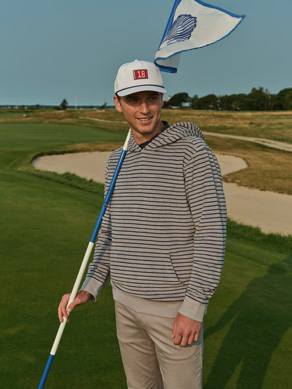 Fair Harbor Ravello Terry Hoodie - Nautical Stripe