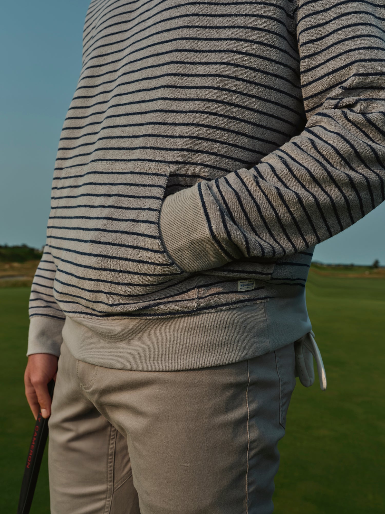 Fair Harbor Ravello Terry Hoodie - Nautical Stripe