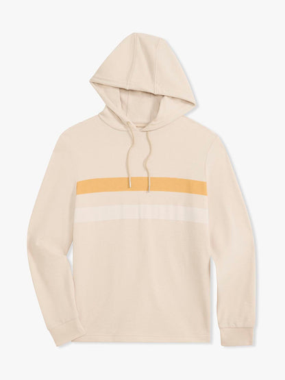 Fair Harbor Sundown Terry Hoodie - Sunset Stripe