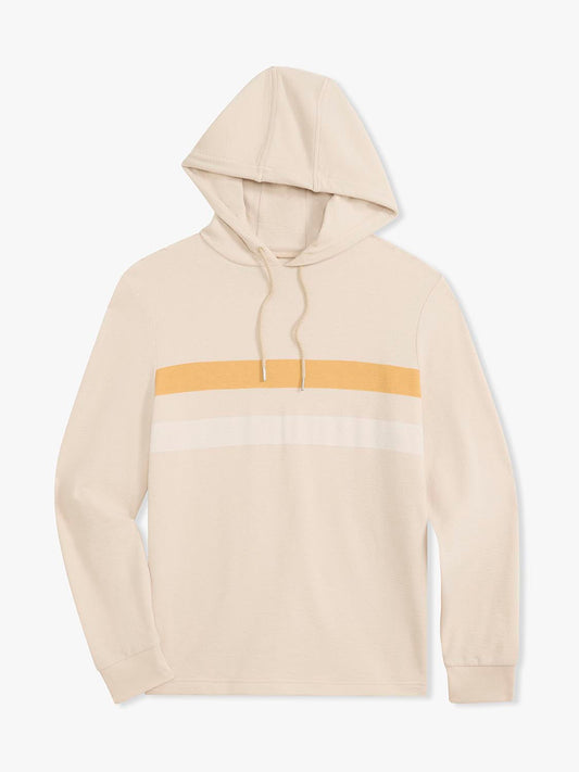 Fair Harbor Sundown Terry Hoodie - Sunset Stripe