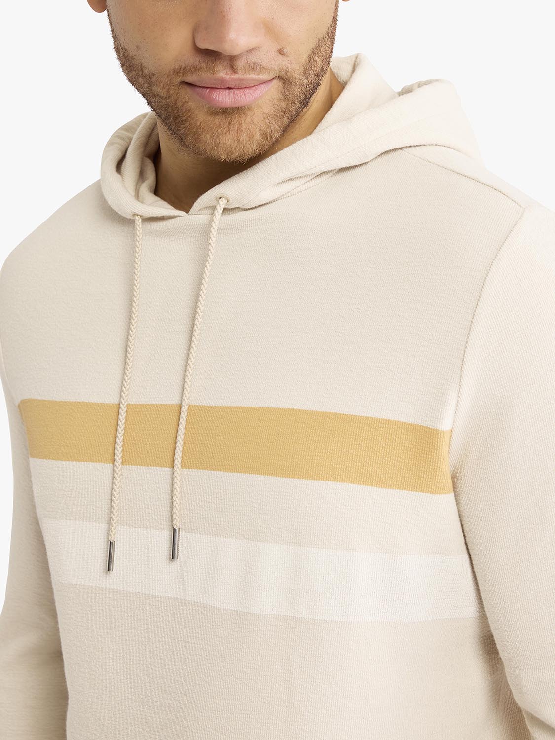 Fair Harbor Sundown Terry Hoodie - Sunset Stripe