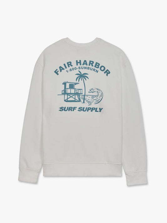 Fair Harbor Saltaire Graphic Crewneck - Ivory FH Hotel