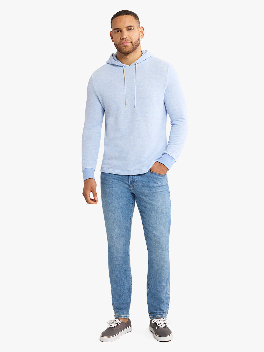 Fair Harbor Tailwind Hoodie - Light Blue